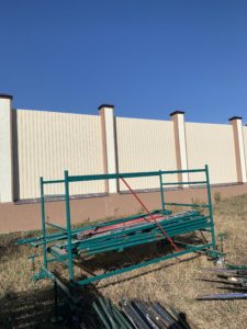 Рамы строительных лесов, подготовленные к отгрузке